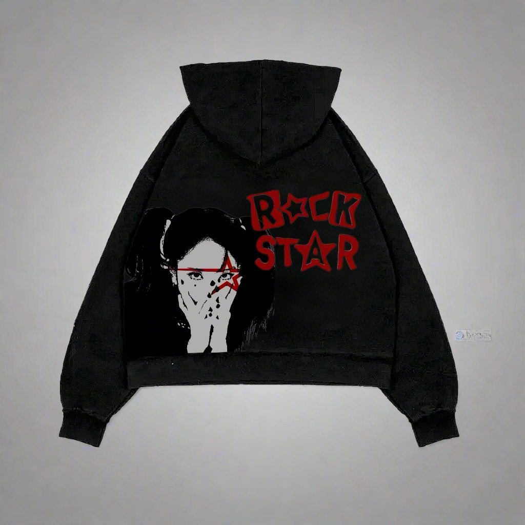 Rock Star Graphic Hoodie