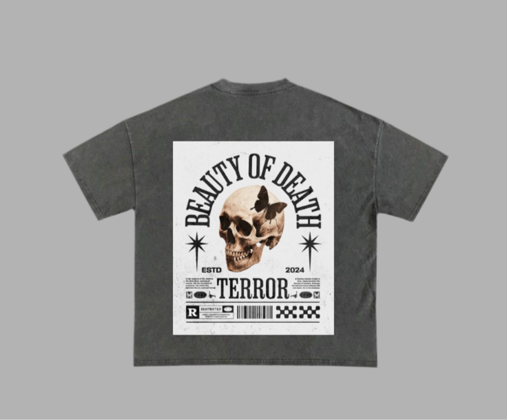 "Beauty of Death" Oversized T-Shirt