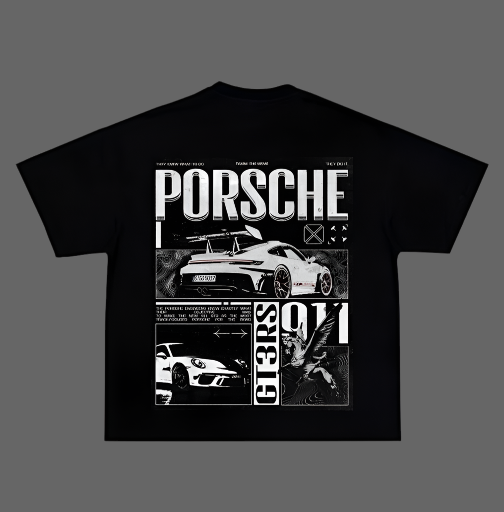 Porsche 911 GT3 RS – Track-Ready T-Shirt- Baggy