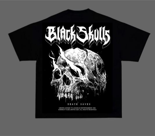 "Black Skulls – Death Saves" Oversized T-Shirt