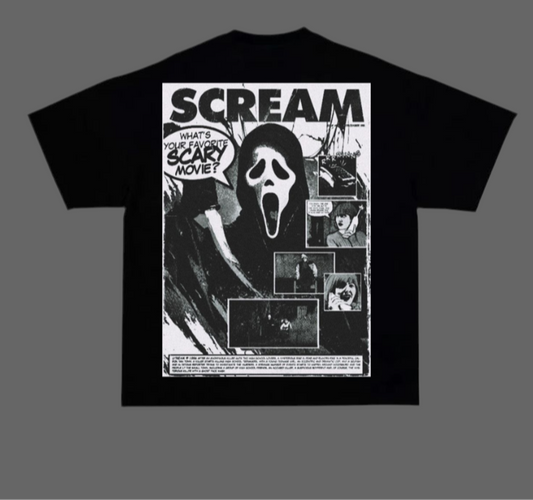 "Scream – What’s Your Favorite Scary Movie?" Oversized T-Shirt