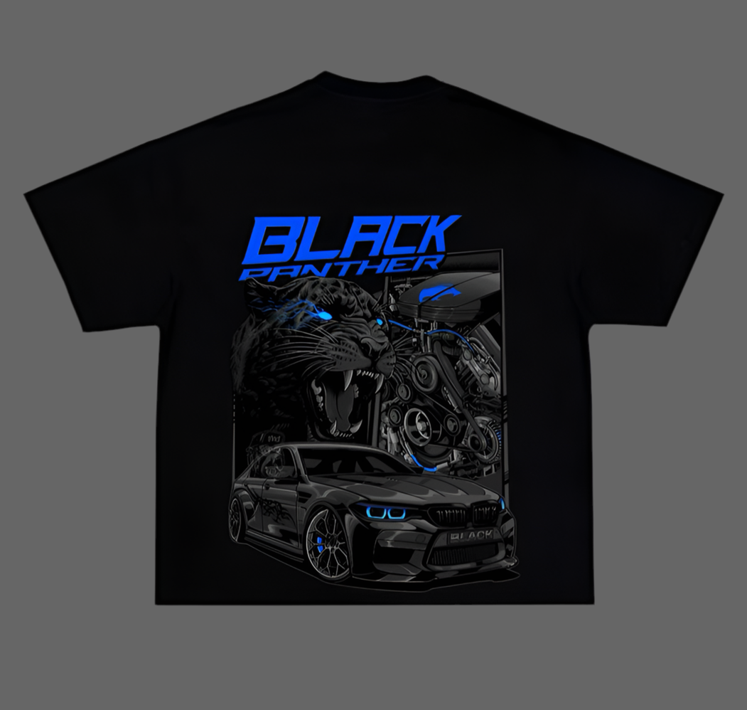 Black Panther: Neon Fury T-Shirt