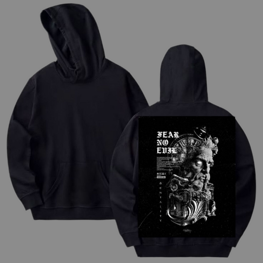 "Fear No Evil" Gothic Art Hoodie