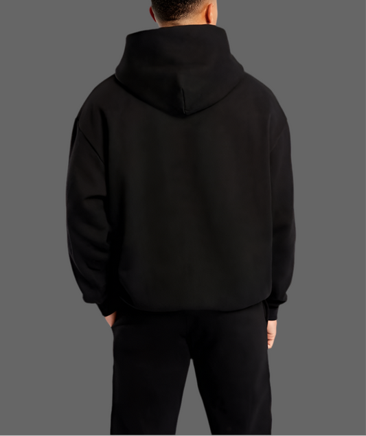 Plain Black Hoodie