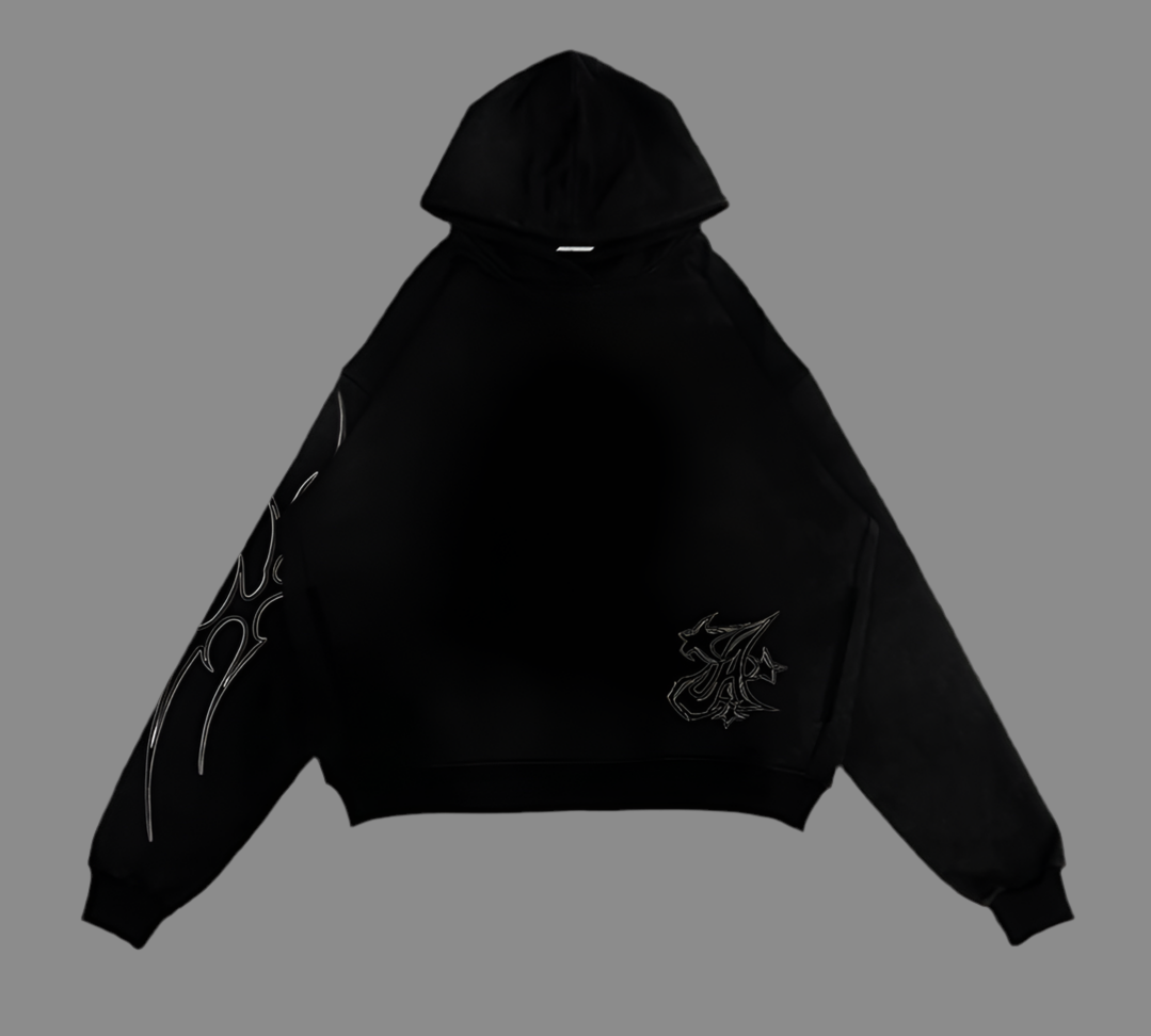 "Bla Bla Bla" Minimalist Art Hoodie