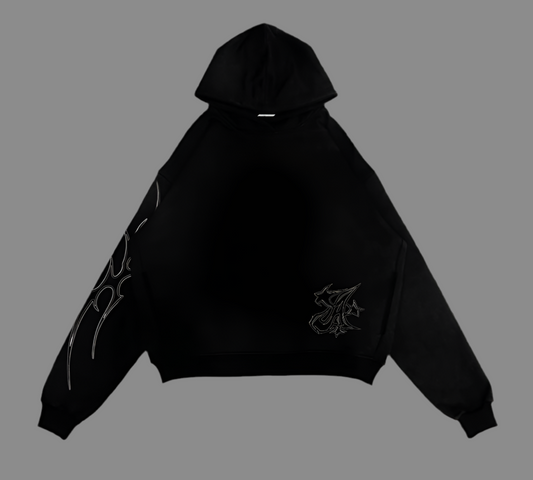 "Bla Bla Bla" Minimalist Art Hoodie